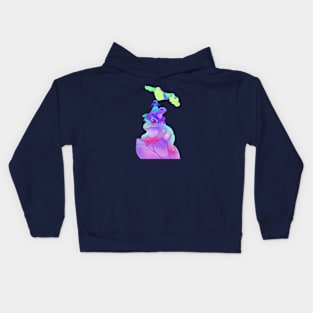 Three friends of the pond Kids Hoodie